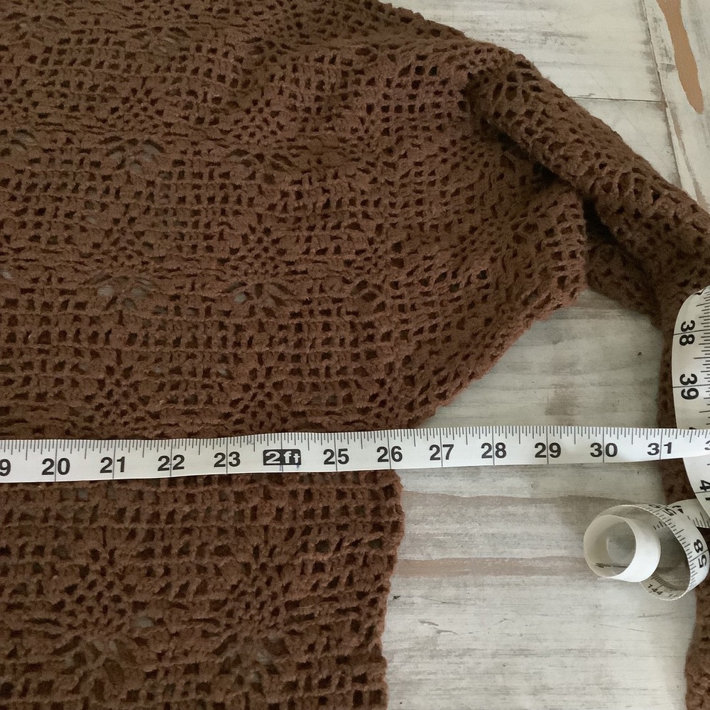 Jacque‎ & KoKo Brown Crochet Sweater 22/24 - Picture 6 of 8